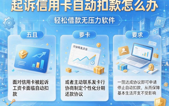 起诉信用卡自动扣款怎么办,规整五个轻松借款无压力软件