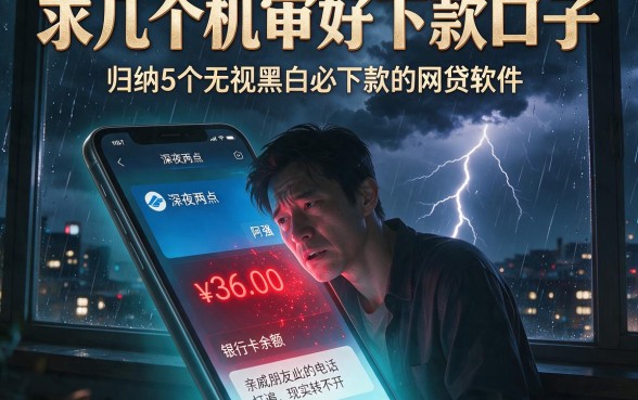 求几个机审好下款口子,归纳5个无视黑白必下款的网贷软件