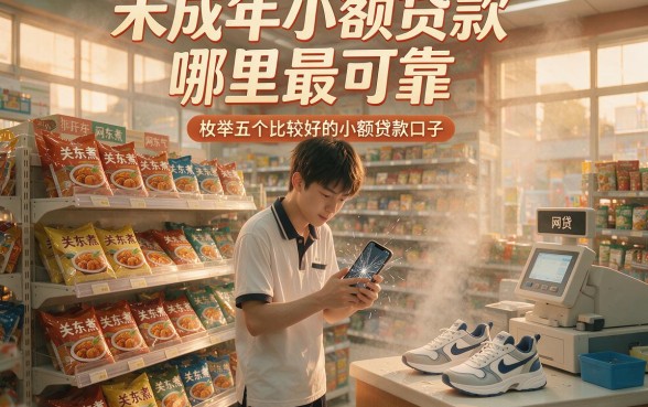 未成年小额贷款哪里最可靠,枚举五个比较好的小额贷款口子