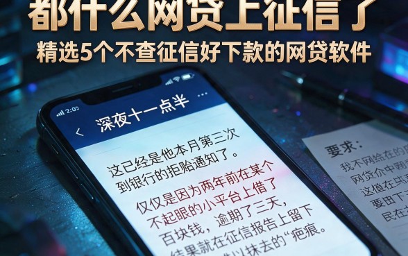 都什么网贷上征信了,精选5个不查征信好下款的网贷软件