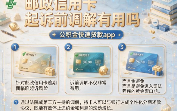 邮政信用卡起诉前调解有用吗,条列五个公积金快速贷款app