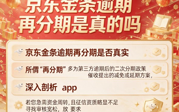 京东金条逾期再分期是真的吗，深入剖析五个闪电审批的app