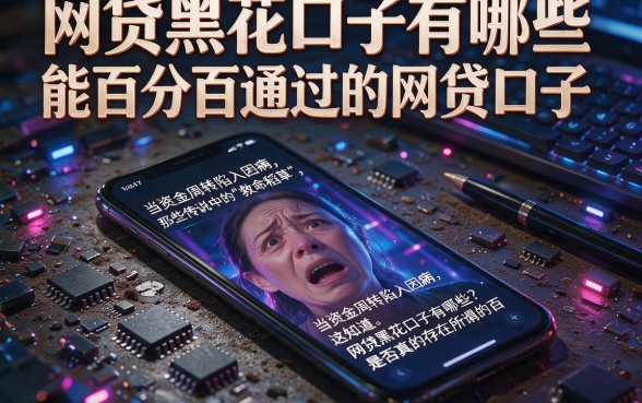 网贷黑花口子有哪些,规整五个能百分百通过的网贷口子
