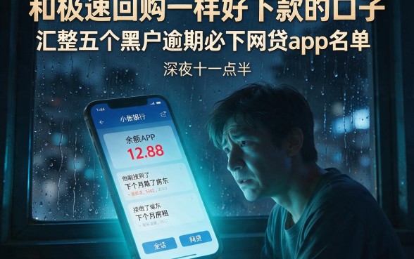 和极速回购一样好下款的口子,汇整五个黑户逾期必下网贷app名单