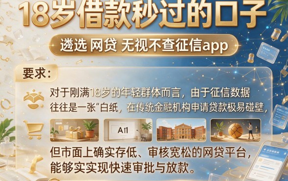 18岁借款秒过的口子,遴选五个网贷无视不查征信app