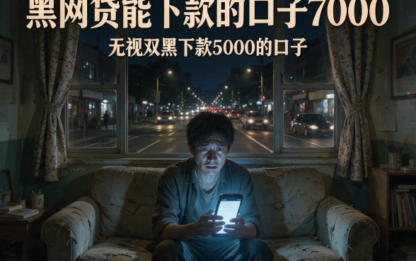 黑网贷能下款的口子7000，概览五个无视双黑下款5000的口子