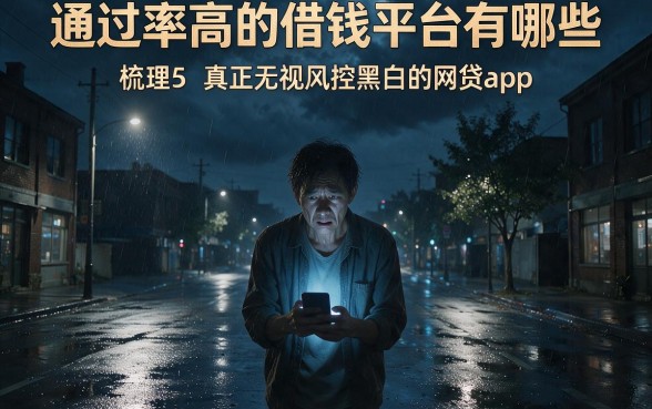 通过率高的借钱平台有哪些,梳理5个真正无视风控黑白的网贷app