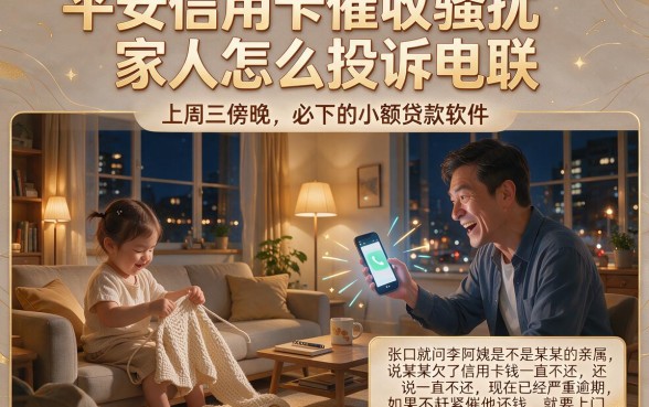 平安信用卡催收骚扰家人怎么投诉电联，归纳五个必下的小额贷款软件