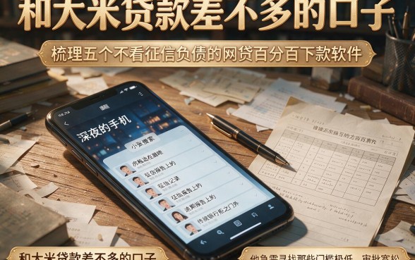 和大米贷款差不多的口子,梳理五个不看征信负债的网贷百分百下款软件
