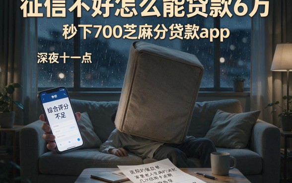 征信不好怎么能贷款6万,罗列5个秒下700芝麻分贷款app
