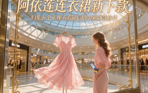 阿依莲连衣裙新下款,归集五个正规不看征信的小额贷款软件