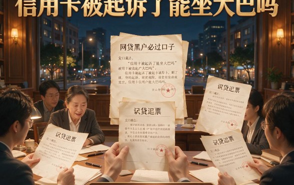 信用卡被起诉了能坐大巴吗,详尽说明五个网贷黑户必过口子
