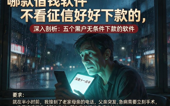 哪款借钱软件不看征信好下款的，深入剖析五个黑户无条件下款的软件
