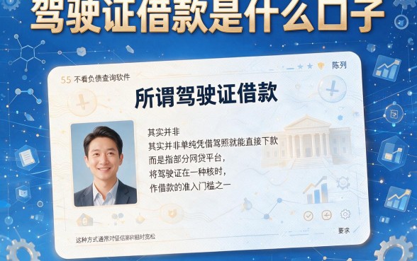 驾驶证借款是什么口子，陈列5个不看负债查询的软件