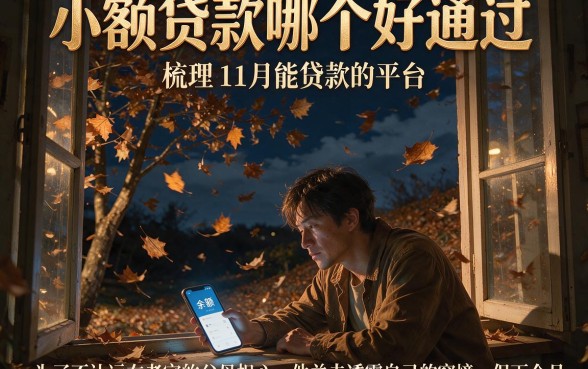 小额贷款哪个好通过,梳理五个11月能贷款的平台