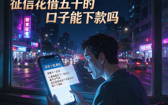 征信花借五千的口子能下款吗，详细阐述五个网贷无视不查征信软件
