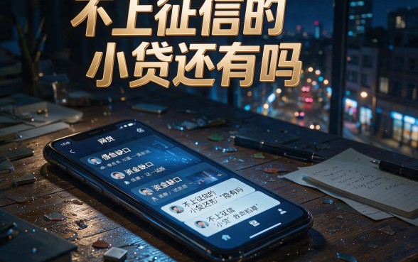 不上征信的小贷还有吗,概括5个手机上可以借钱的app