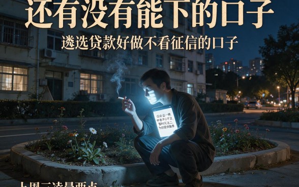 还有没有能下的口子,遴选五个贷款好做不看征信的口子
