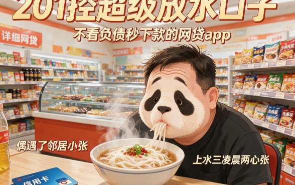 201控超级放水口子，详细阐述五个不看负债秒下款的网贷app
