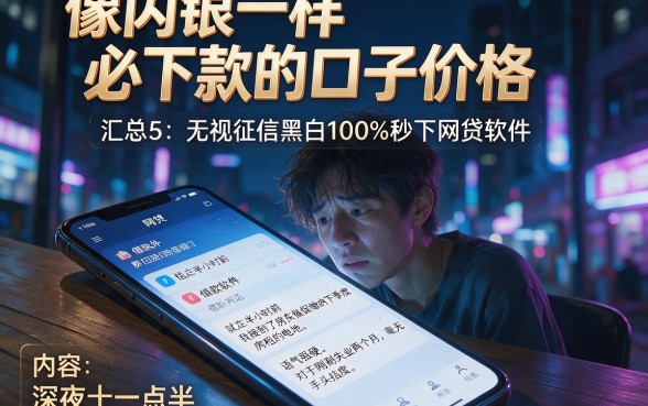 像闪银一样必下款的口子价格,汇总5个无视征信黑白100%秒下网贷软件
