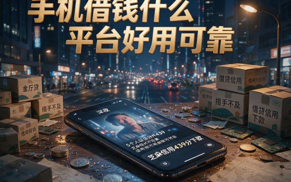 手机借钱什么平台好用可靠,胪列5个芝麻信用439分下款的平台