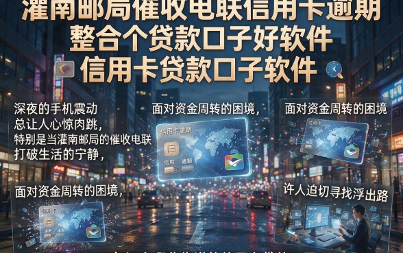 灌南邮局催收电联信用卡逾期，整合五个信用卡贷款口子好软件