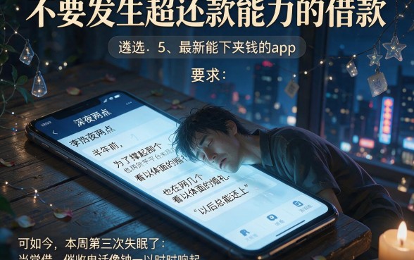 不要发生超还款能力的借款,遴选5个最新能下来钱的app