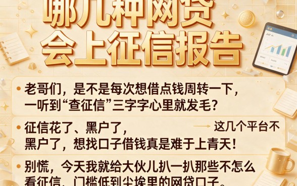 哪几种网贷会上征信报告,概括五个不看征信小额借钱的软件