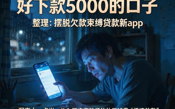 好下款5000的口子,整理五个摆脱欠款束缚贷款新app