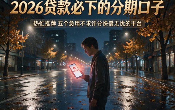 2026贷款必下的分期口子，热忱推荐五个急用不求评分快借无忧的平台