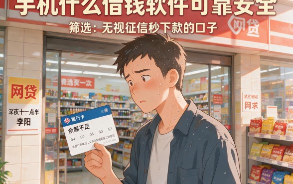 手机什么借钱软件可靠安全，筛选五个无视征信秒下款的口子