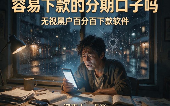 容易下款的分期口子吗,归纳5个无视黑户百分百下款软件