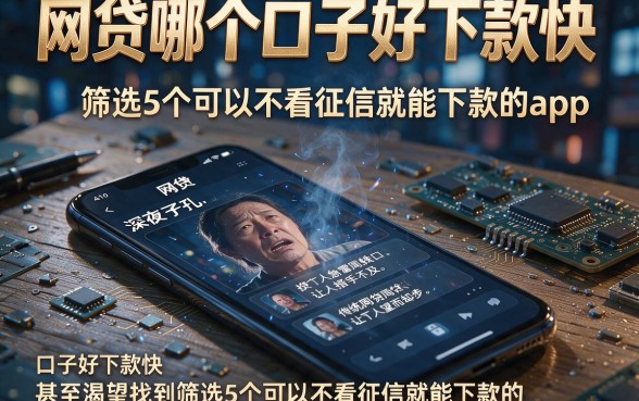 网贷哪个口子好下款快,筛选5个可以不看征信就能下款的app