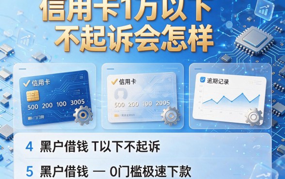 信用卡1万以下不起诉会怎样，陈列五个黑户借钱0门槛极速下款app