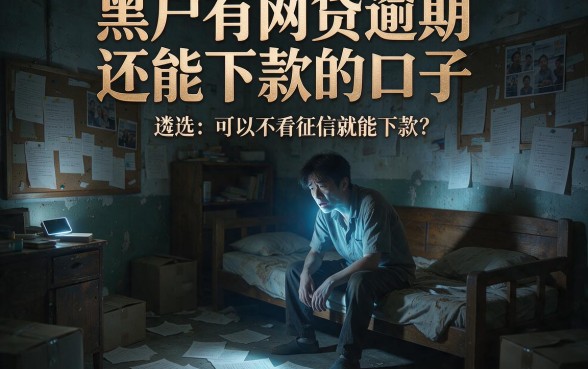 黑户有网贷逾期还能下款的口子,遴选五个可以不看征信就能下款的app