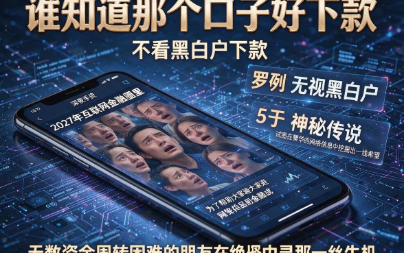 谁知道那个口子好下款，罗列5个不看黑白户下款的网贷