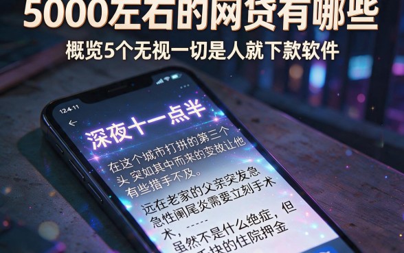 5000左右的网贷有哪些,概览5个无视一切是人就下款软件