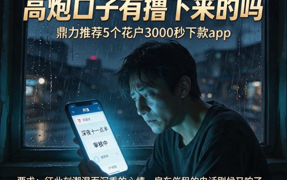 高炮口子有撸下来的吗，鼎力推荐5个花户3000秒下款app