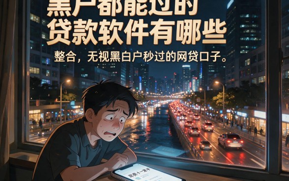 黑户都能过的贷款软件有哪些,整合五个无视黑白户秒过的网贷口子