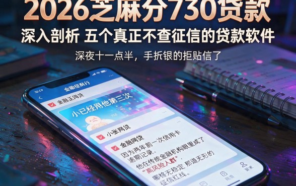 2026芝麻分730贷款,深入剖析五个真正不查征信的贷款软件