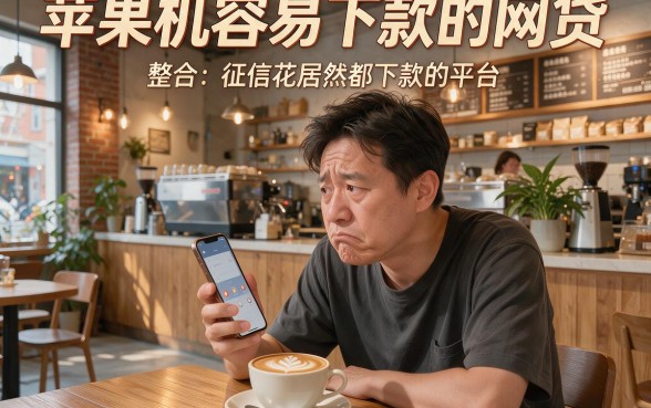 苹果机容易下款的网贷,整合五个征信花居然都下款的平台