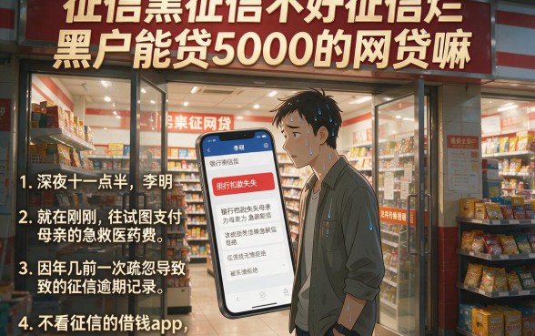 征信黑征信不好征信烂黑户能贷5000的网贷嘛,汇整五个不看征信的借钱app