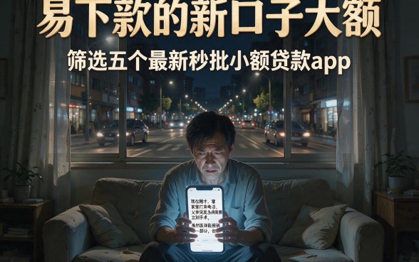 易下款的新口子大额，筛选五个最新秒批小额贷款app