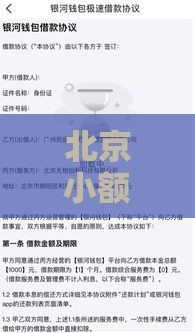 北京小额贷款公司申请指南：流程、利率、注意事项全解析