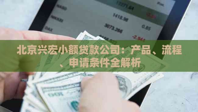 北京兴宏小额贷款公司：产品、流程、申请条件全解析