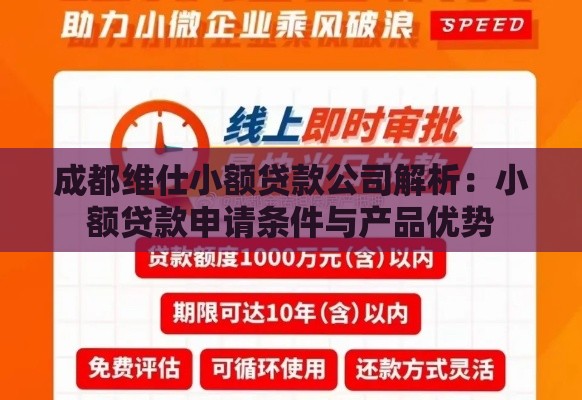 成都维仕小额贷款公司解析：小额贷款申请条件与产品优势
