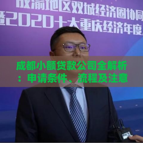 成都小额贷款公司全解析：申请条件、流程及注意事项