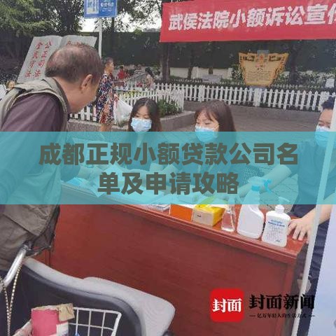 成都正规小额贷款公司名单及申请攻略