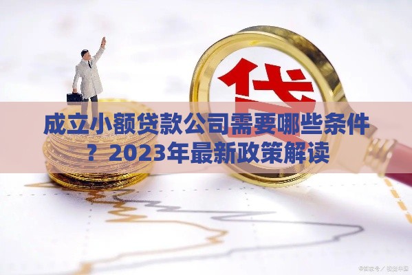 成立小额贷款公司需要哪些条件？2023年最新政策解读