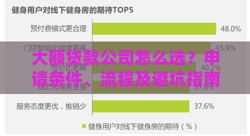 大额贷款公司怎么选？申请条件、流程及避坑指南全解析